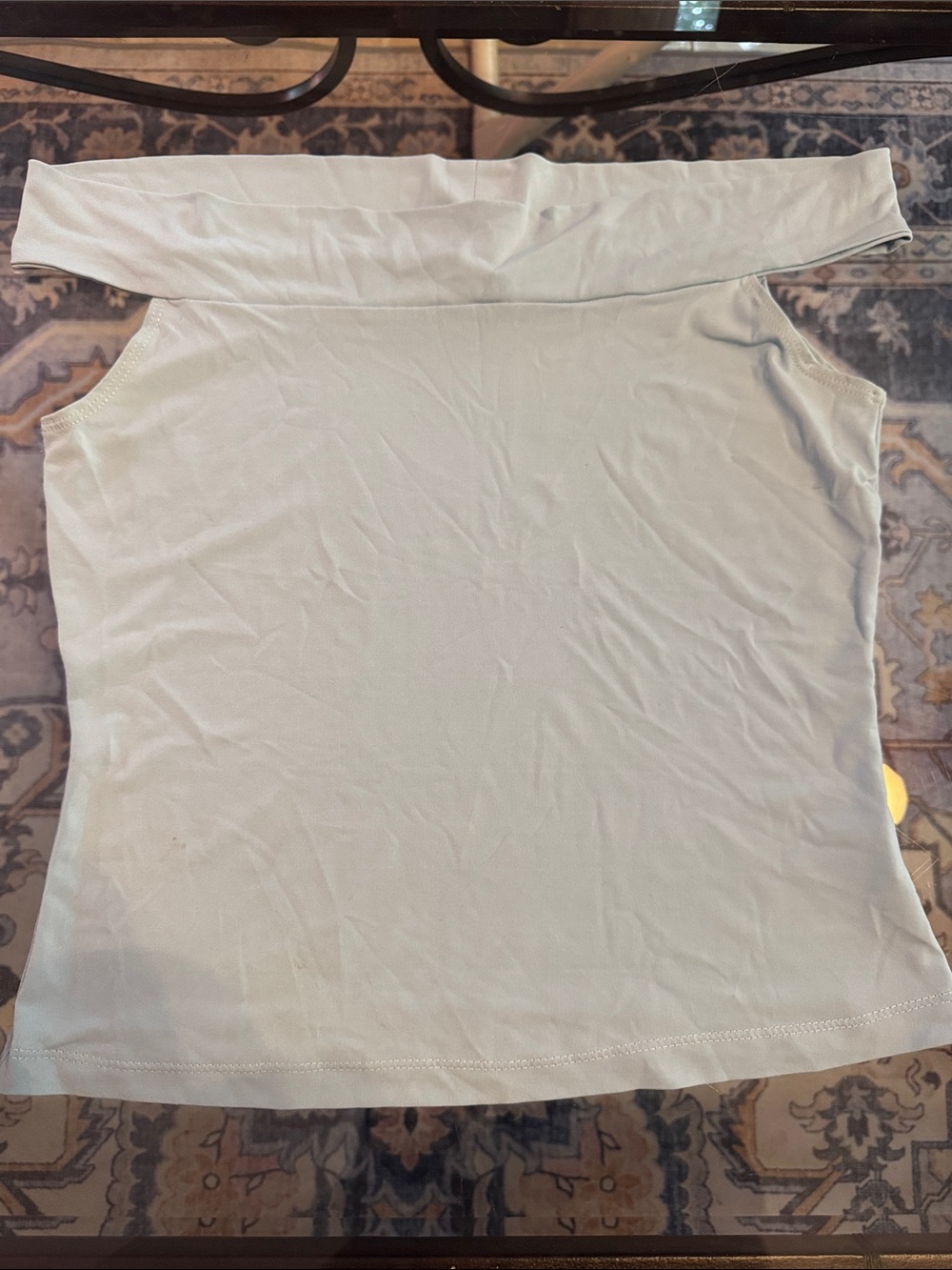 Vintage Trixxi Women's Off-Shoulder Camisole in Light Mint